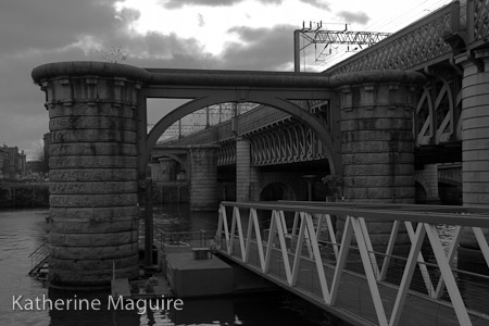 Remains of 1879 bridge